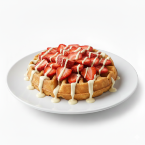 Fresh Strawberry Waffle
