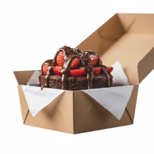 Fresh Strawberry Brownie